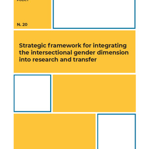Strategic framework for integrating the intersectional gender dimension into research and transfer