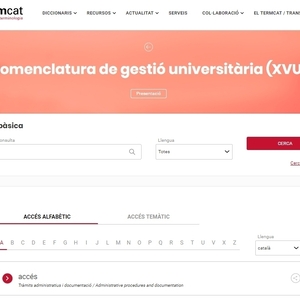 Nomenclatura de gestió universitària